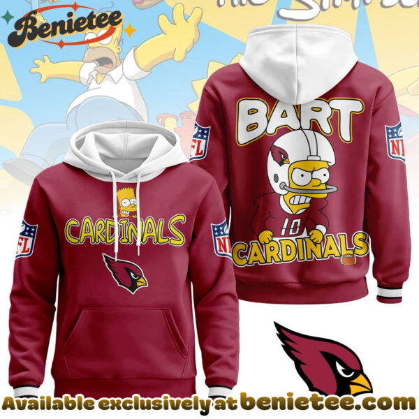 Arizona Cardinals Premium NFL Bart Simpson Hoodie, Sweatshirt, Tshirt