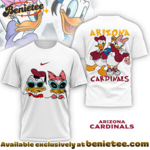 Arizona Cardinals Premium NFL Donald And Daisy 3D Tshirt, Sweatshirt, Hoodie