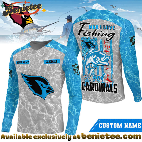 Arizona Cardinals Premium NFL Love Fishing Long Sleeve Hoodie, T-shirt, Sweatshirt