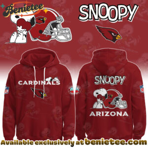 Arizona Cardinals x Snoopy Hoodie, Sweatshirt, T-shirt Limited Edition - Selling Out Fast