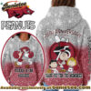 Arkansas Razorbacks Premium NCAA Peanuts Anniversary 3D Waffle Hoodie, Sweatshirt, Tshirt HI