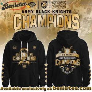 Army Black Knights Special CIC trophy Champions 2025 Hoodie, Sweatshirt, Tshirt