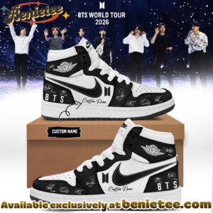 BTS Comeback World Tour 2026 Limited Edition Signature Air Jordan 1 - Ver 2