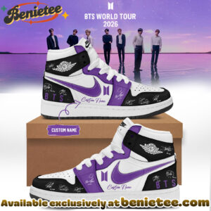 BTS Comeback World Tour 2026 Limited Edition Signature Air Jordan 1 - Ver 6