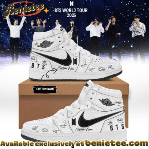 BTS Comeback World Tour 2026 Limited Edition Signature Air Jordan 1 - Ver 5