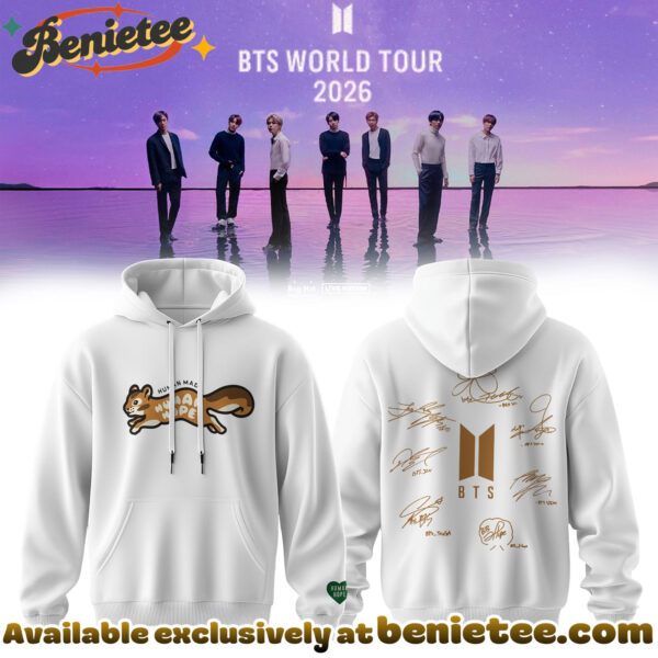 BTS Comeback World Tour 2026 Limited Edition Signature Hoodie, T-shirt, Sweatshirt