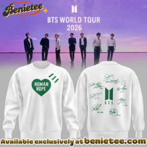BTS Comeback World Tour 2026 Limited Edition Signature Sweatshirt