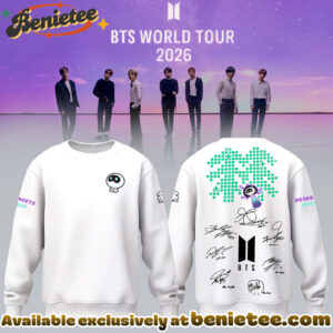 BTS Comeback World Tour 2026 Limited Edition Signature Sweatshirt - Ver 4