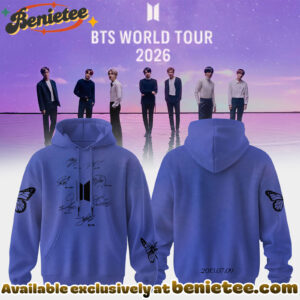 BTS Comeback World Tour 2026 Limited Edition Signature Sweatshirt - Ver 8