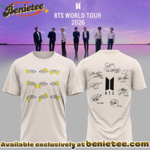 BTS Comeback World Tour 2026 Limited Edition Signature Tshirt, Hoodie, Sweatshirt - Ver 6