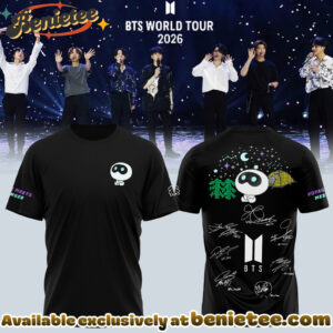 BTS Comeback World Tour 2026 Limited Edition Signature Tshirt, Hoodie, Sweatshirt