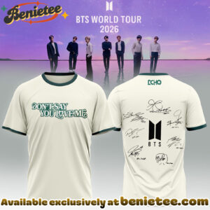 BTS Comeback World Tour 2026 Limited Edition Signature Tshirt, Hoodie, Sweatshirt - Ver 5