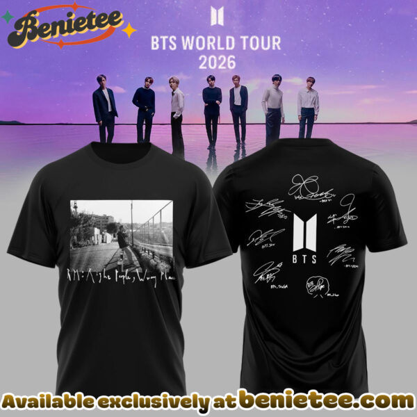 BTS Comeback World Tour 2026 Limited Edition Signature Tshirt, Hoodie, Sweatshirt - Ver 3