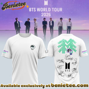 BTS Comeback World Tour 2026 Limited Edition Signature Tshirt, Hoodie, Sweatshirt - Ver 9