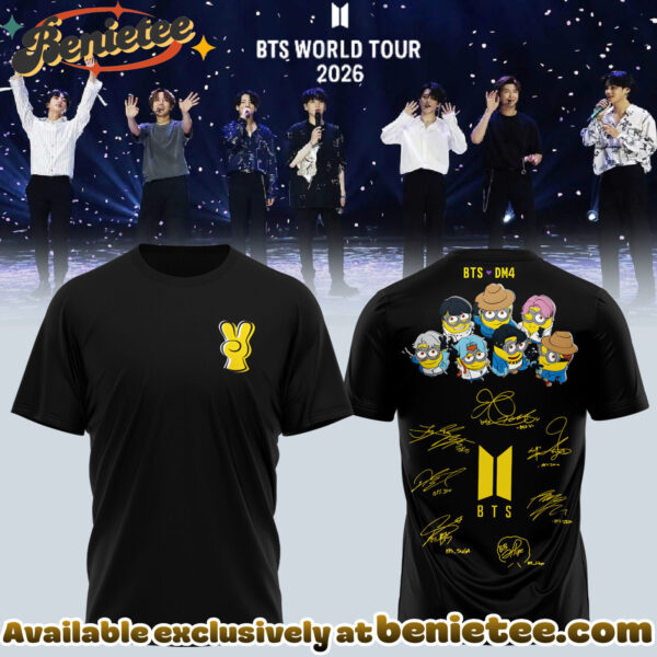 BTS Comeback World Tour 2026 Limited Edition Signature Tshirt, Hoodie, Sweatshirt - Ver 4