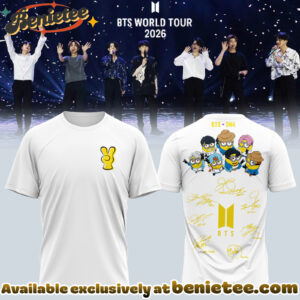 BTS Comeback World Tour 2026 Limited Edition Signature Tshirt, Hoodie, Sweatshirt - Ver 7