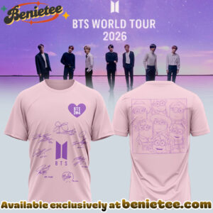 BTS Comeback World Tour 2026 Limited Edition Signature Tshirt, Hoodie, Sweatshirt - Ver 8