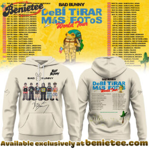 Bad Bunny - Debi Tirar Mas Fotos World Tour Hoodie, Sweatshirt, Tshirt - Ver 5