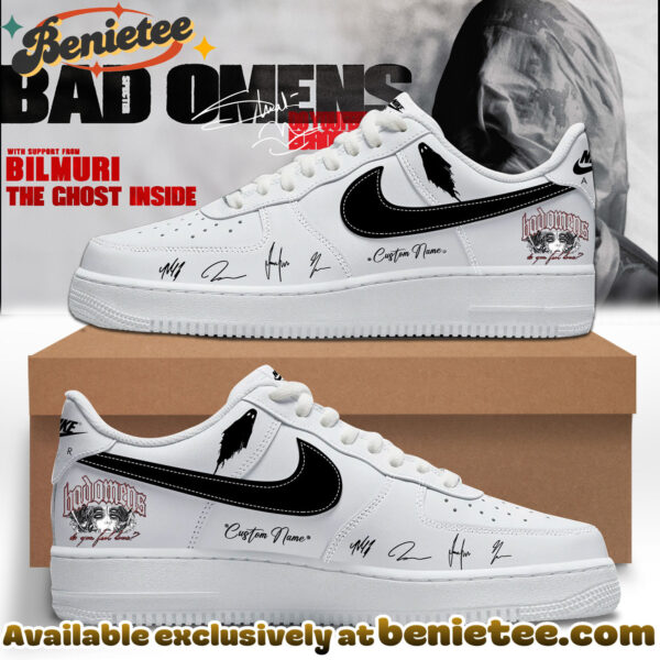 Bad Omens Do You Feel Love Tour Air Force 1 - Ver 2