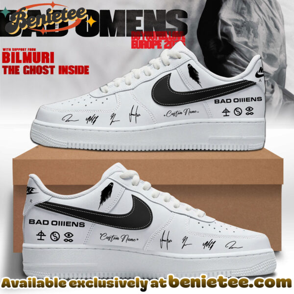Bad Omens Do You Feel Love Tour Air Force 1 - Ver 7
