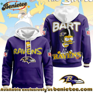 Baltimore Ravens Premium NFL Bart Simpson Hoodie, Sweatshirt, Tshirt