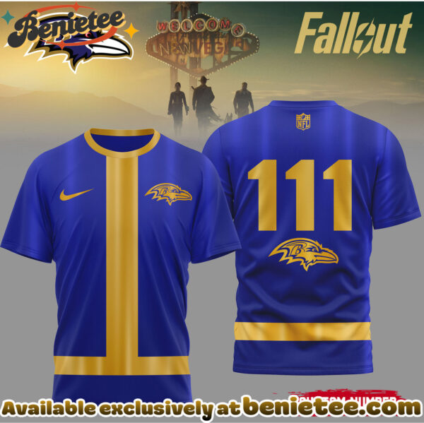 Baltimore Ravens Premium NFL Fallout 3D Shirt, Hoodie, Sweatshirt