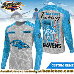 Baltimore Ravens Premium NFL Love Fishing Long Sleeve Hoodie, T-shirt, Sweatshirt