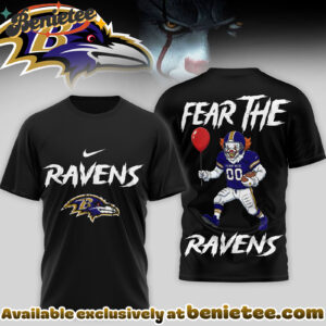 Baltimore Ravens Premium NFL Pennywise 3D Shirt