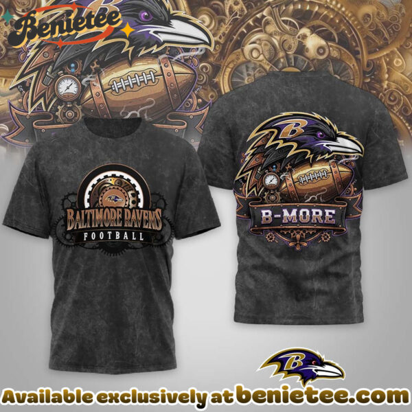Baltimore Ravens Premium NFL Steampunk T-shirt