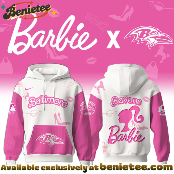 Baltimore Ravens x Barbie Hoodie Limited Edition - Selling Out Fast Hoodie, Sweatshirt, T-shirt