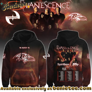 Baltimore Ravens x Evanescence Hoodie Limited Hoodie, All Team NFL