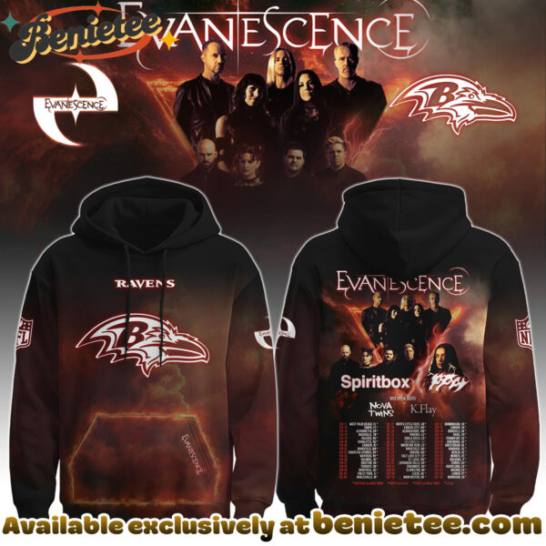 Baltimore Ravens x Evanescence Hoodie Limited Hoodie, All Team NFL