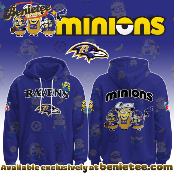 Baltimore Ravens x Minions Limited Edition - Selling Out Fast Hoodie, Sweatshirt, T-shirt