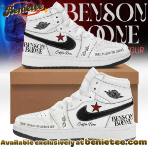 Benson Boones American Heart World Tour Air Jordan 1 Sneaker Shoes - Ver 5