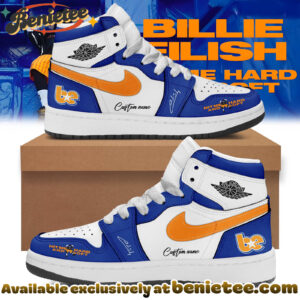 Billie Eilish Hit Me Hard and Soft The Tour Air Jordan 1 Sneaker Shoes - Ver 8