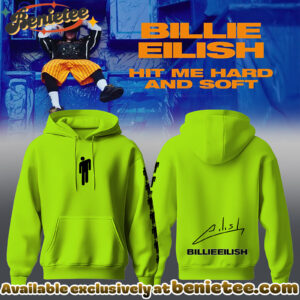 Billie Eilish Hit Me Hard and Soft The Tour Hoodie - Ver 5
