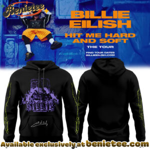 Billie Eilish Hit Me Hard and Soft The Tour Hoodie - Ver 6