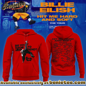 Billie Eilish Hit Me Hard and Soft The Tour Hoodie - Ver 8