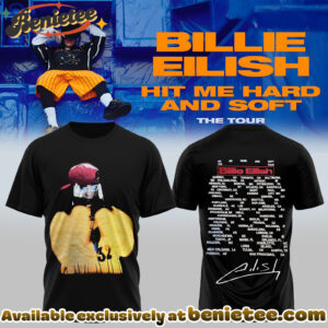 Billie Eilish Hit Me Hard and Soft The Tour Shirt, Hoodie, Sweatshirt - Ver 2