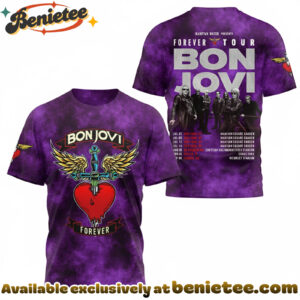 Bon Jovi Forever Tour 2025-2026 Tshirt - Ver 5