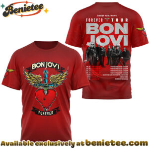 Bon Jovi Forever Tour 2025-2026 Tshirt - Ver 6