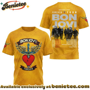 Bon Jovi Forever Tour 2025-2026 Tshirt - Ver 8