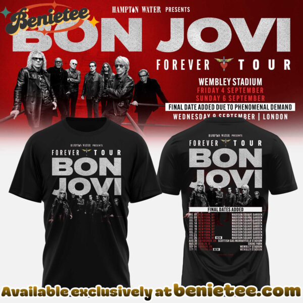 Bon Jovi Forever Tour 2026 Collection Hoodie, Tshirt, Sweatshirt - Ver 9