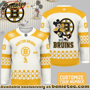 Boston Bruins Premium NHL Disney Game Day Hockey Jersey