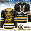 Boston Bruins Premium NHL Graffiti My Team 4 Life Hockey Jersey