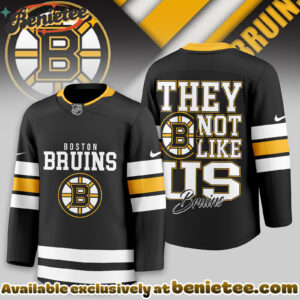 Boston Bruins Premium NHL They Not Like Us Hockey Jersey - Ver 2