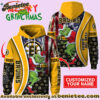 Boston Bruins x The Grinch Christmas Hockey Hoodie Limited Edition-3D Unisex Hoodie