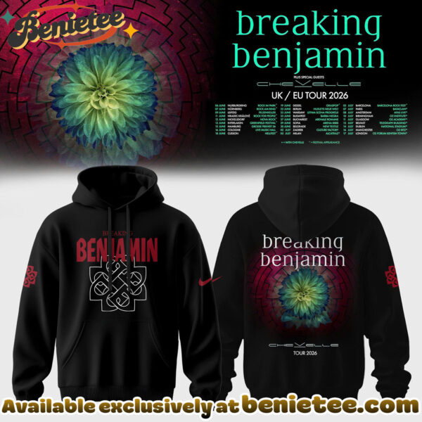 Breaking Benjamin - EUUK Tour 2026 Collection Hoodie, Tshirt, Sweatshirt - Ver 4
