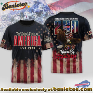 Buffalo Bills Premium NFL 250th Anniversary Of America 3D Shirt, Hoodie, Sweatshirt