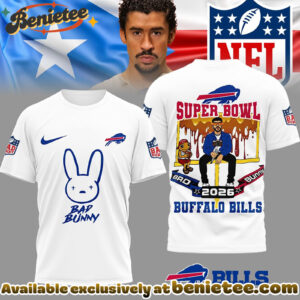 Buffalo Bills Premium NFL Bad Bunny Super Bowl 3D Shirt, Hoodie, Sweatshirt